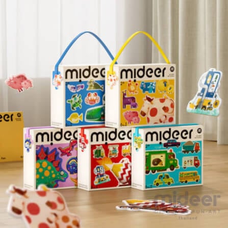 จิ๊กซอว์สำหรับเด็กเล็ก ลายรถ MIDEER MD1458_4